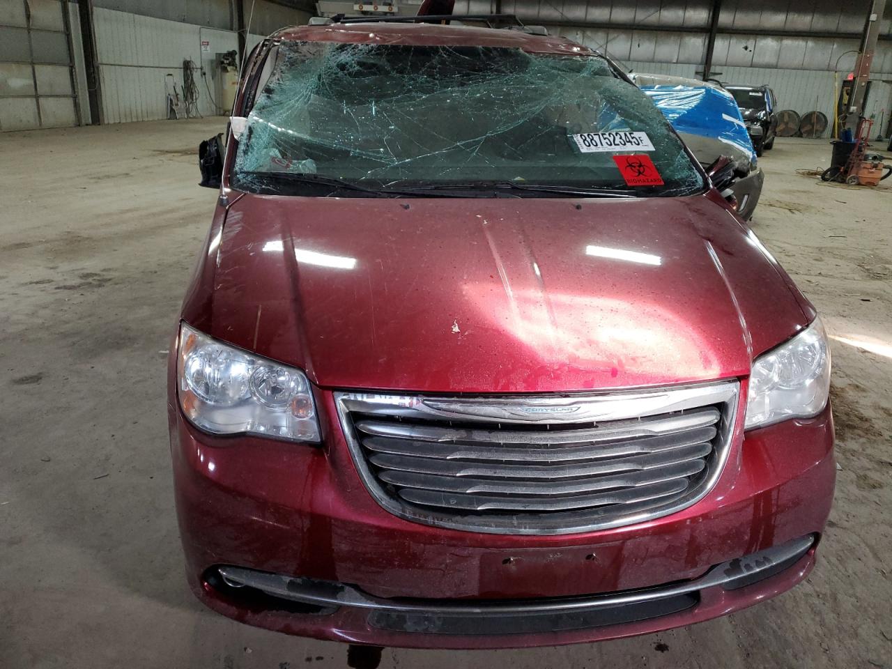 2013 Chrysler Town & Country VIN 2C4RC1BG3DR716773 Copart auction photo, rollover damage thumbnail 5