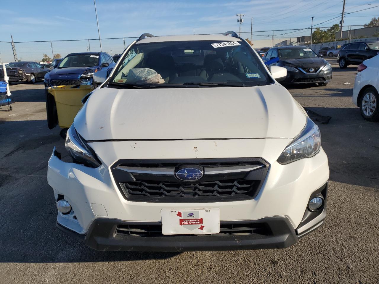 2019 Subaru XV VIN JF2GTACC5K8372621 Copart auction photo, front end / side damage thumbnail 5