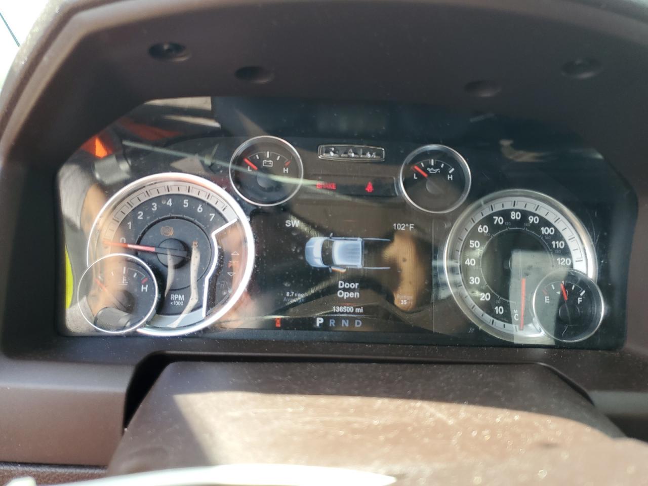 2017 RAM 1500 VIN 3C6RR7LT7HG709941 Copart auction photo, water/flood damage thumbnail 9