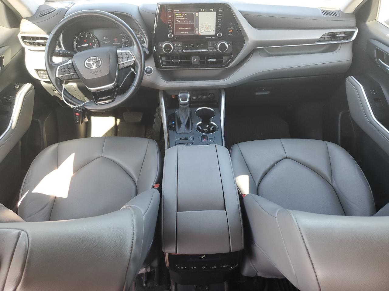 2020 Toyota Highlander VIN 5TDHZRBH9LS522742 Copart auction photo, undercarriage / rear end damage thumbnail 8