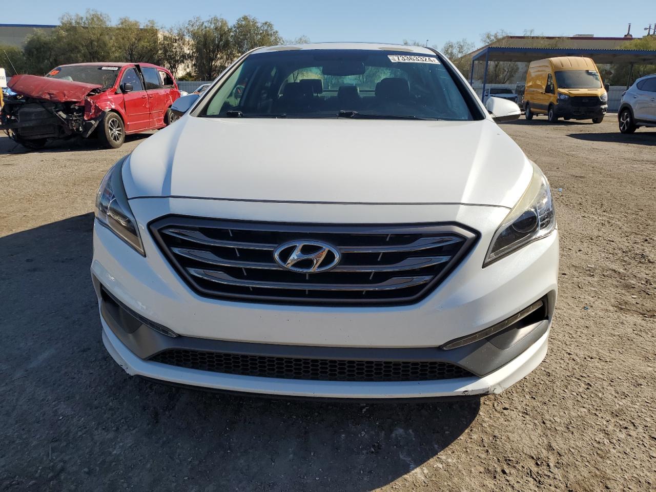 2016 Hyundai Sonata VIN 5NPE34AFXGH397320 Copart auction photo, rear end damage thumbnail 5