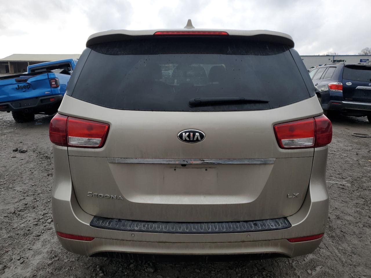 2016 KIA Sedona VIN KNDMB5C13G6178361 Copart auction photo, front end damage thumbnail 6