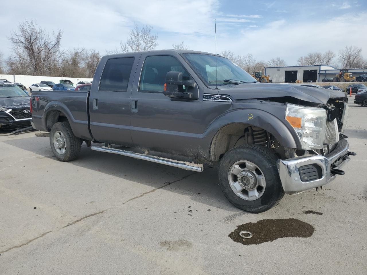 2011 Ford F250 VIN 1FT7W2B66BEA18650 Copart auction photo, front end damage thumbnail 4