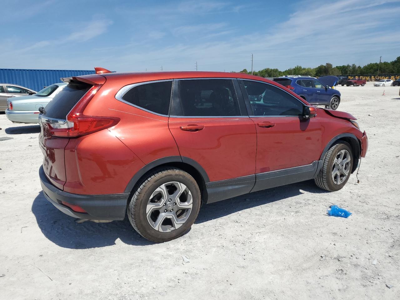 2019 Honda CR-V VIN 2HKRW1H58KH505804 Copart auction photo, front end damage thumbnail 3