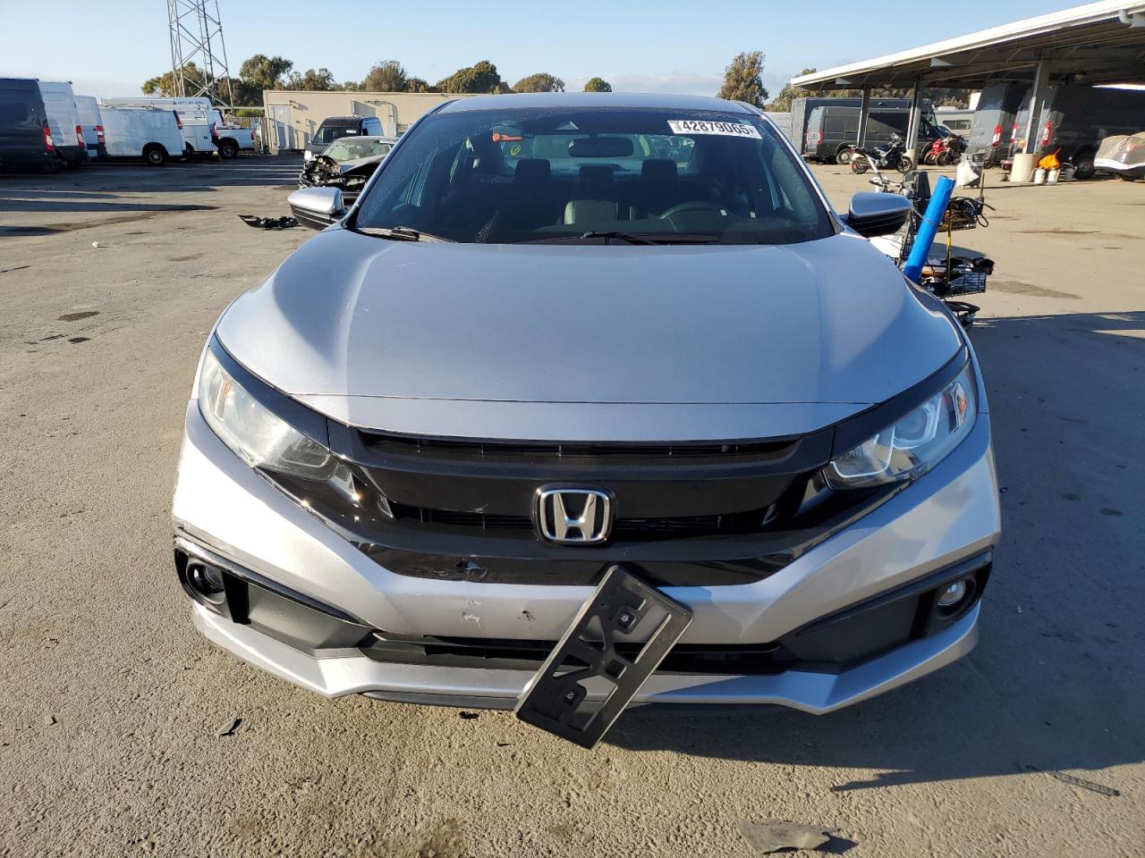 2019 Honda Civic VIN 19XFC2F8XKE213817 Copart auction photo, side damage thumbnail 5