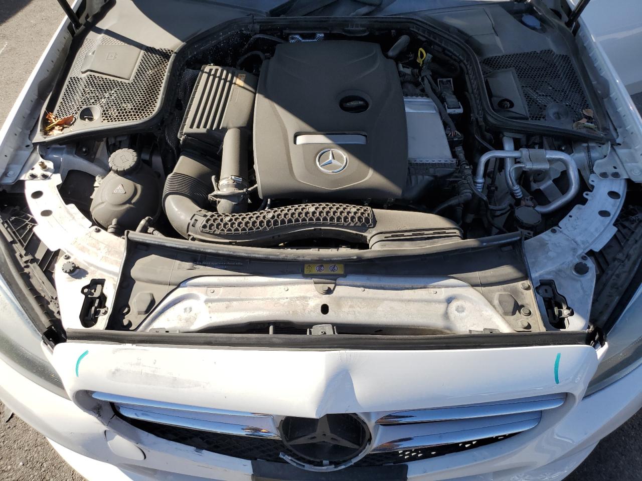 2017 Mercedes-Benz C-klasse VIN 55SWF4JB1HU213390 Copart auction photo, front end / rear end damage thumbnail 11