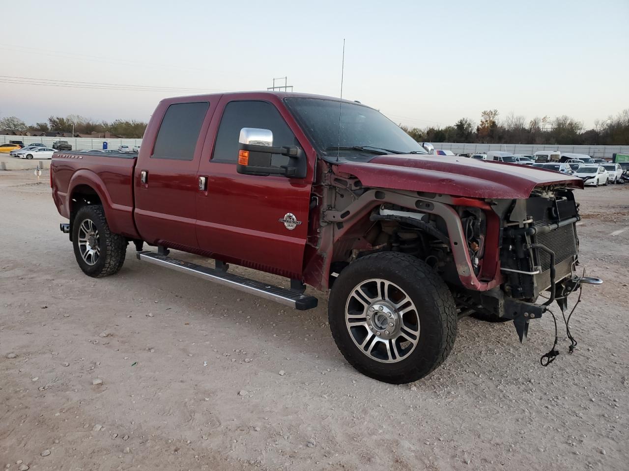 2014 Ford F350 VIN 1FT8W3BT4EEB75260 Copart auction photo, front end / rear end damage thumbnail 4