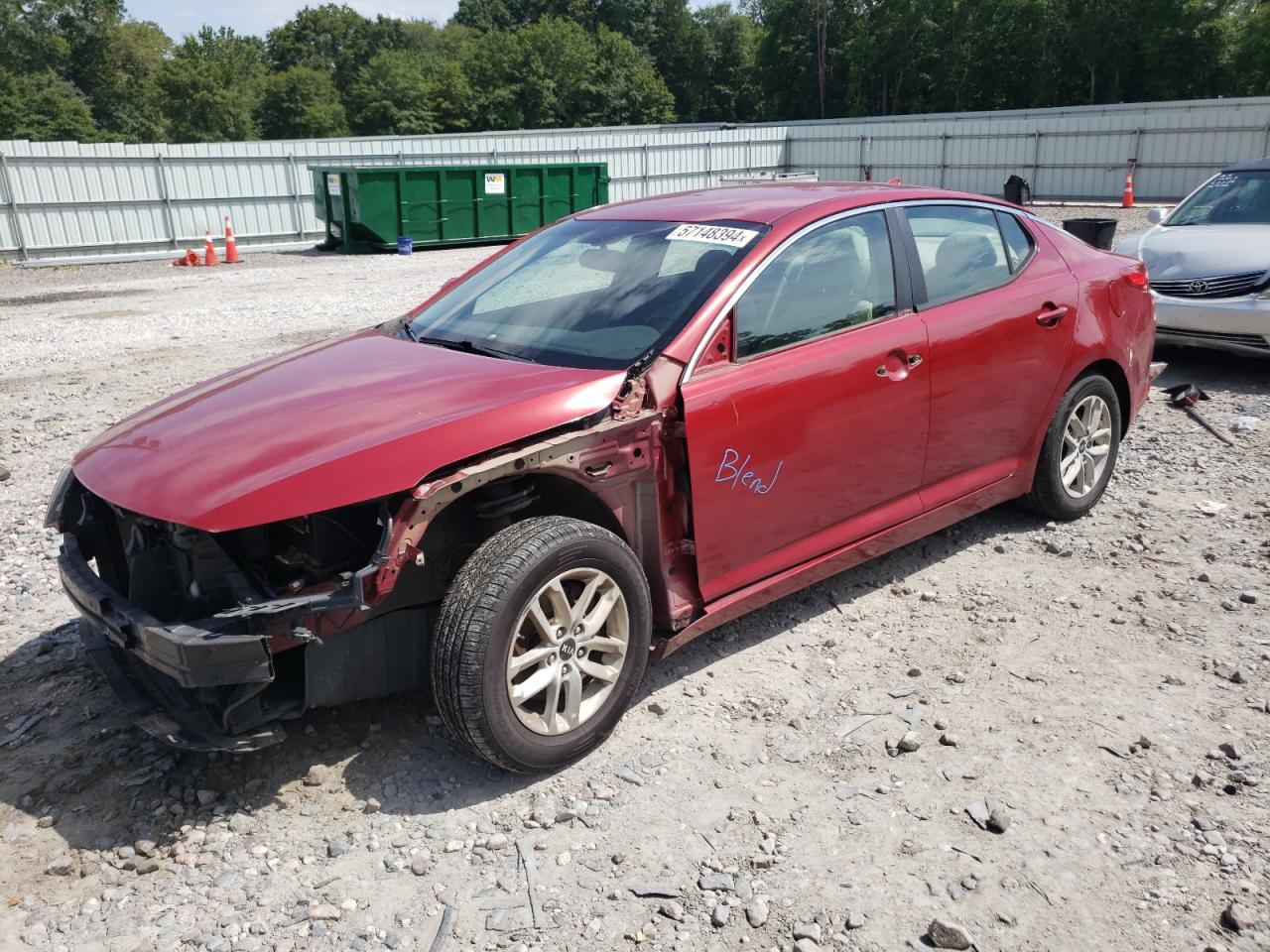 2011 KIA Optima VIN KNAGM4A73B5126149