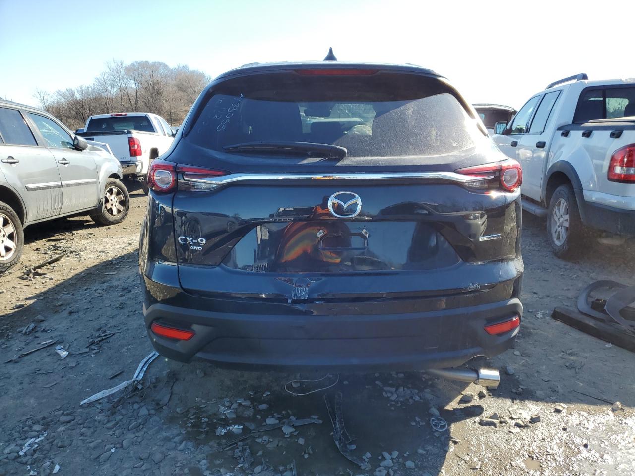 2023 Mazda CX-9 VIN JM3TCBAY1P0658027 Copart auction photo, all over damage thumbnail 6