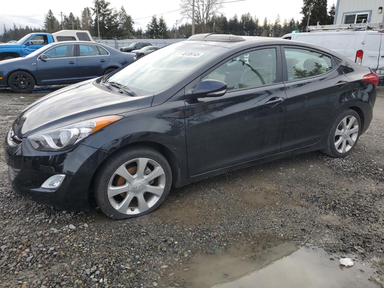 2012 Hyundai Elantra VIN 5NPDH4AE2CH148377