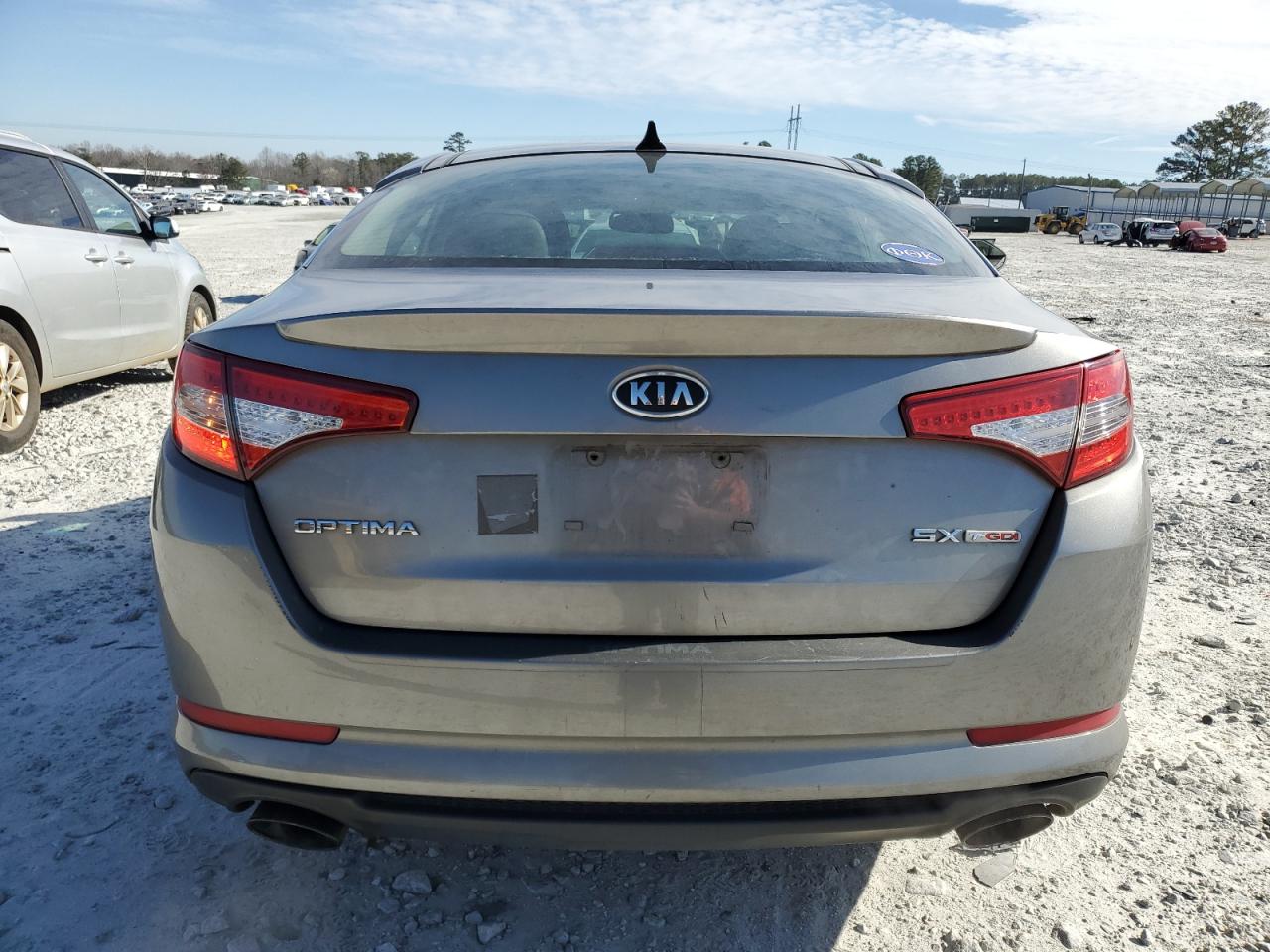 2012 KIA Optima VIN 5XXGR4A62CG045653 Copart auction photo, front end / side damage thumbnail 6