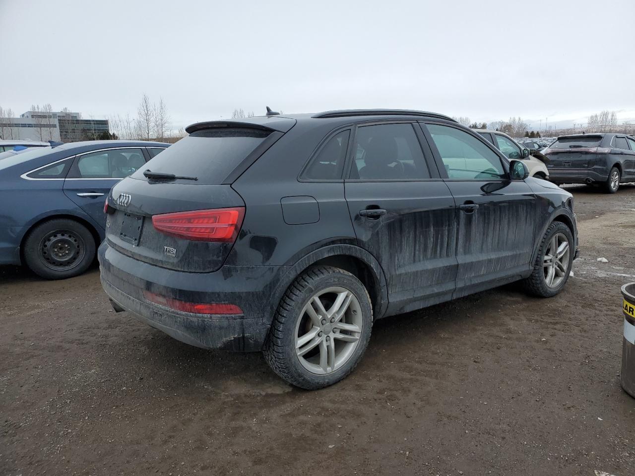 2018 Audi Q3 VIN WA1ECCFS4JR013073 Copart auction photo, front end damage thumbnail 3