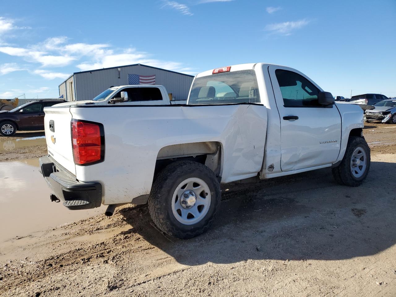 2015 Chevrolet Silverado VIN 1GCNCPEH7FZ360004 Copart auction photo, front end damage thumbnail 3