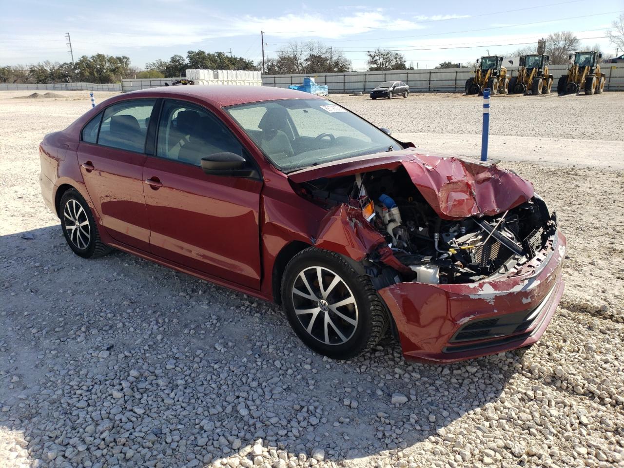 2016 Volkswagen Jetta VIN 3VWD67AJ2GM233057 Copart auction photo, front end / side damage thumbnail 4