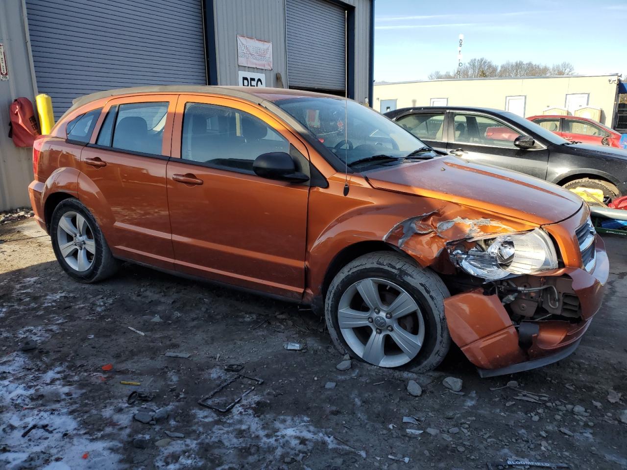 2011 Dodge Caliber VIN 1B3CB3HA0BD231547 Copart auction photo, front end / side damage thumbnail 4