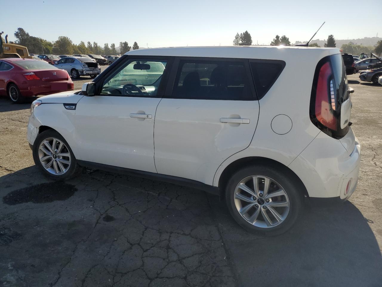 2018 KIA Soul VIN KNDJP3A54J7527270 Copart auction photo, front end / side damage thumbnail 2