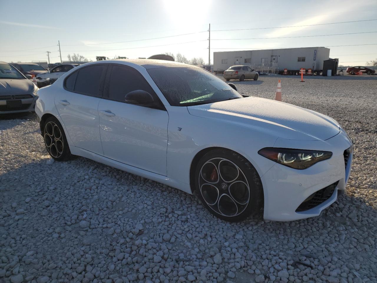 2024 Alfa Romeo Giulia VIN ZARFAMBN3R7677769 Copart auction photo, rear end damage thumbnail 4