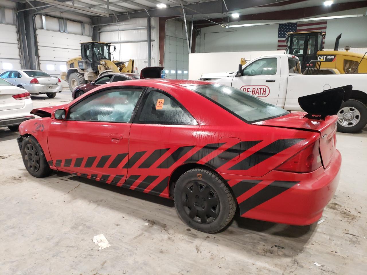 2002 Honda Civic VIN 1HGEM229X2L053194 Copart auction photo, all over damage thumbnail 2