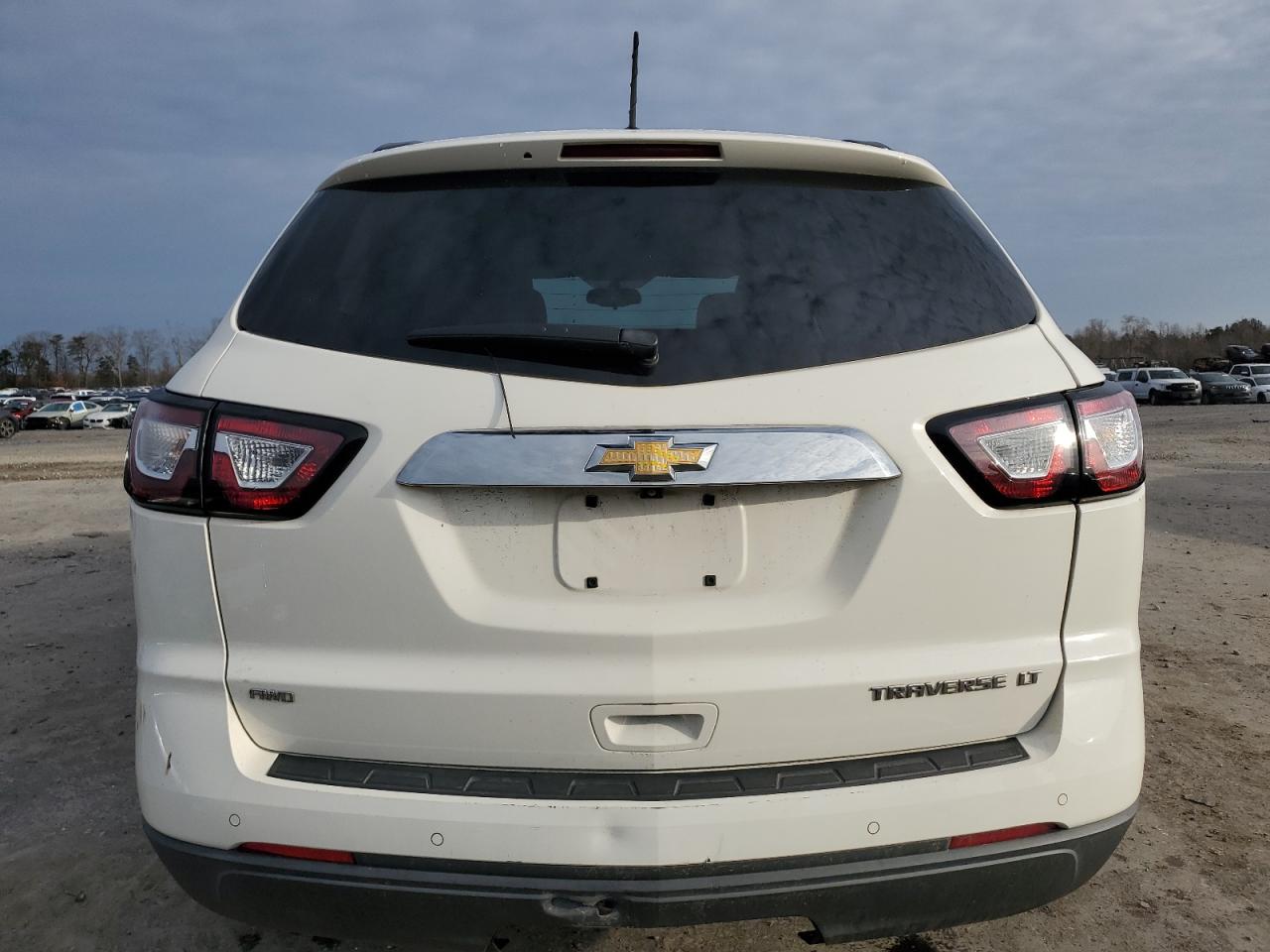2013 Chevrolet Traverse VIN 1GNKVGKD9DJ167502 Copart auction photo, side / rear end damage thumbnail 6