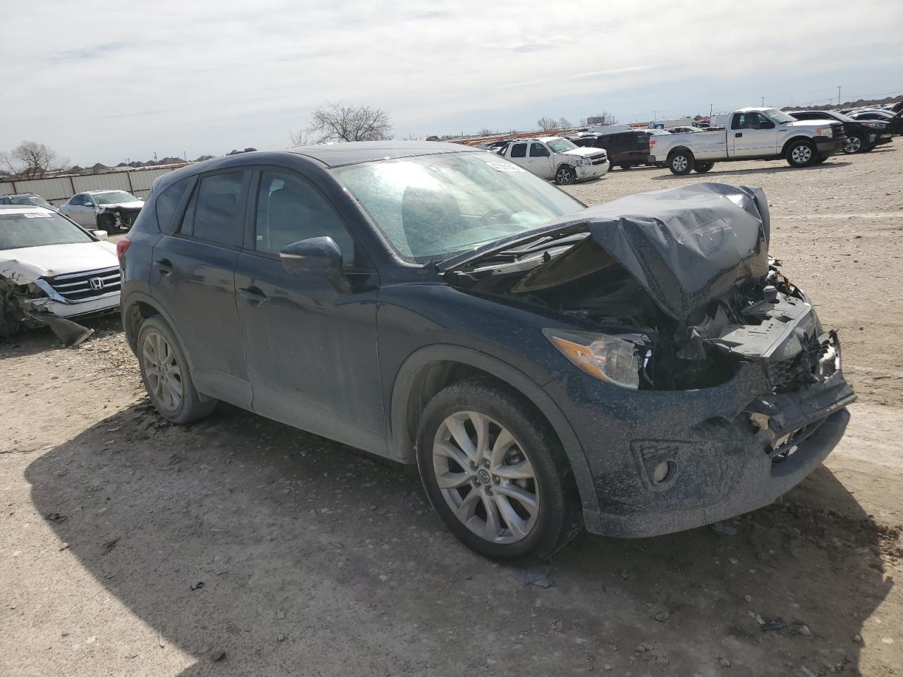 2015 Mazda CX-5 VIN JM3KE2DY2F0553688 Copart auction photo, front end damage thumbnail 4