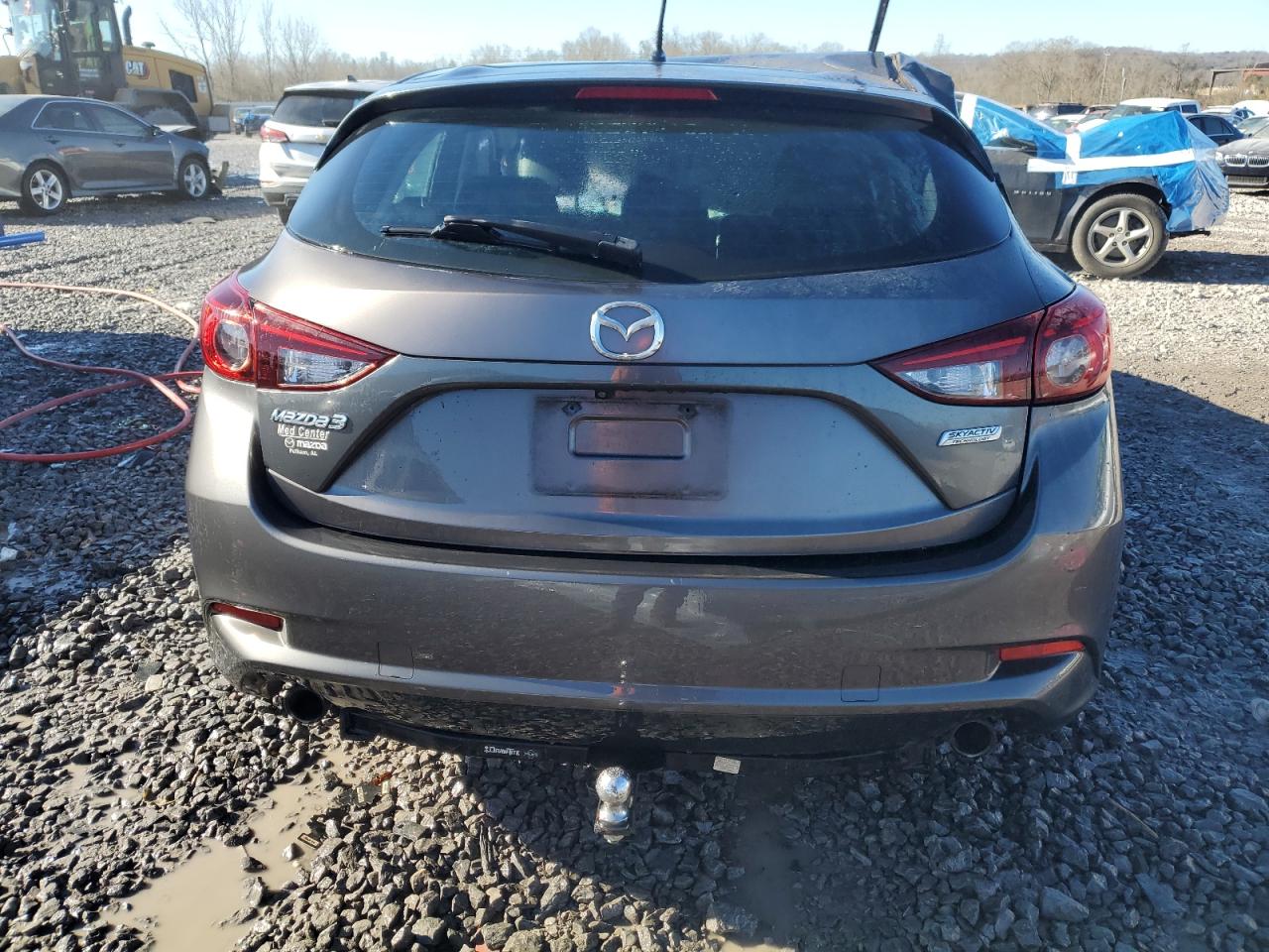 2018 Mazda 3 VIN 3MZBN1L37JM211732 Copart auction photo, top/roof damage thumbnail 6
