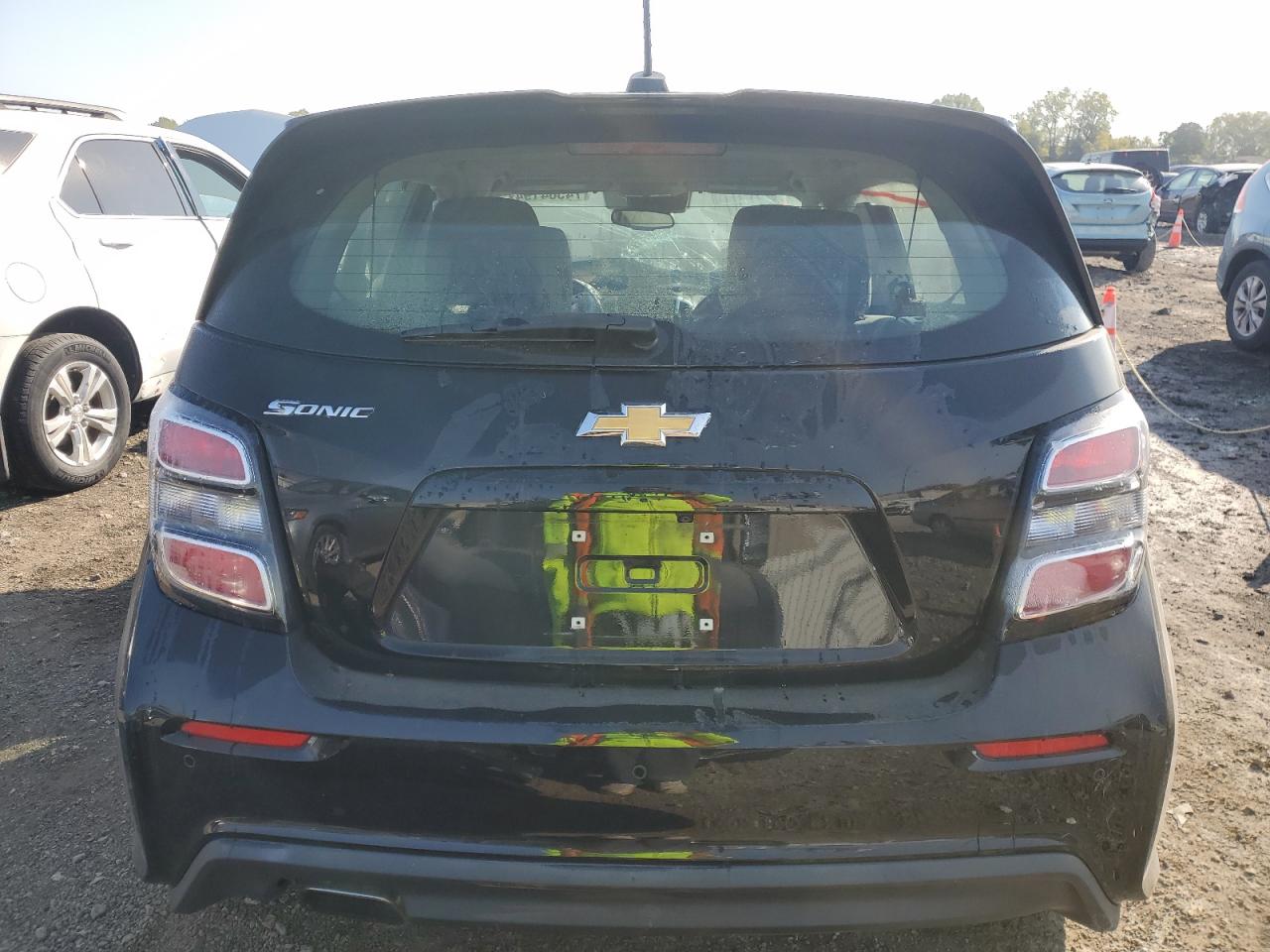 2020 Chevrolet Sonic VIN 1G1JG6SB8L412711 Copart auction photo, front end / side damage thumbnail 6