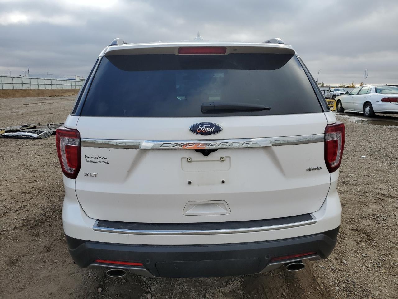 2018 Ford Explorer VIN 1FM5K8D82JGC48916 Copart auction photo, front end / side damage thumbnail 6