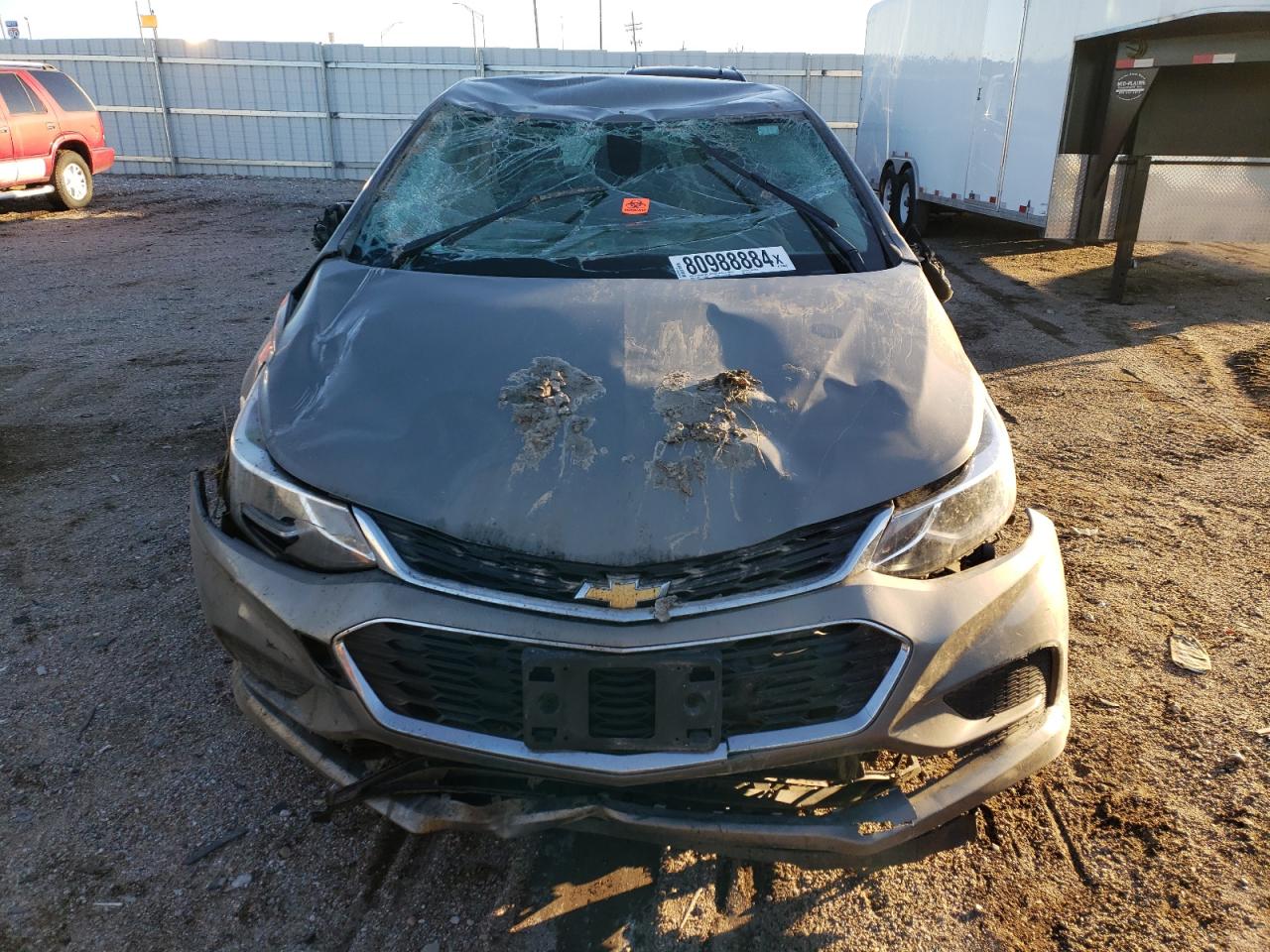 2018 Chevrolet Cruze VIN 3G1BH6SE3JS636492 Copart auction photo, rollover / hail damage thumbnail 5