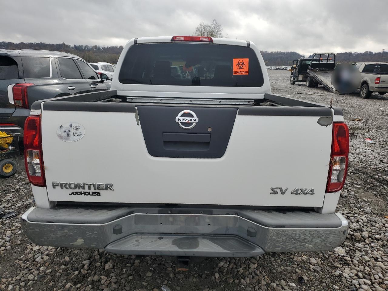 2012 Nissan Navara (Frontier) VIN 1N6AD0EV5CC409902 Copart auction photo, water/flood damage thumbnail 6