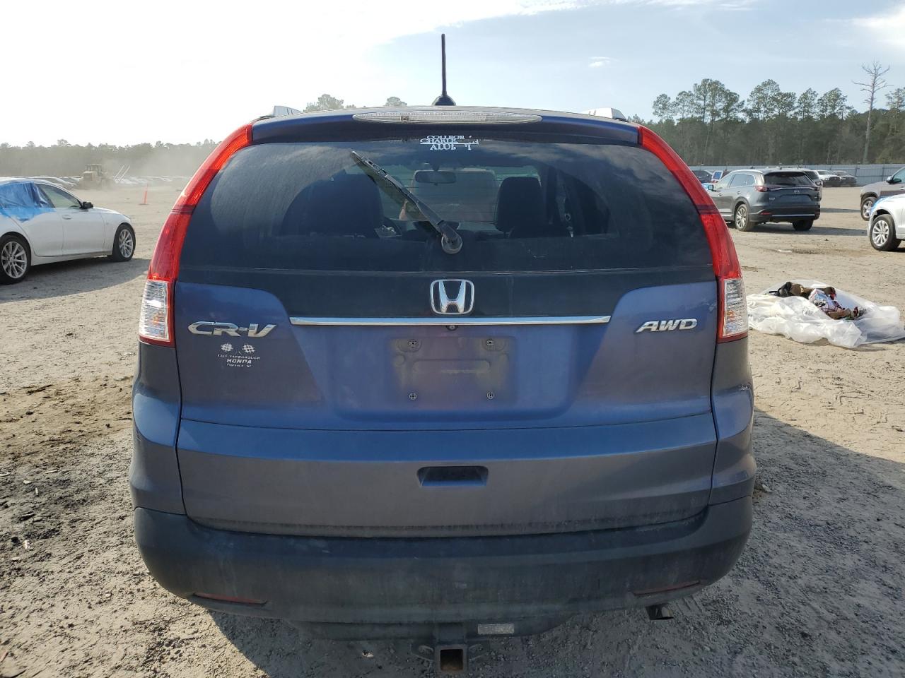 2013 Honda CR-V VIN 2HKRM4H71DH684571 Copart auction photo, front end damage thumbnail 6