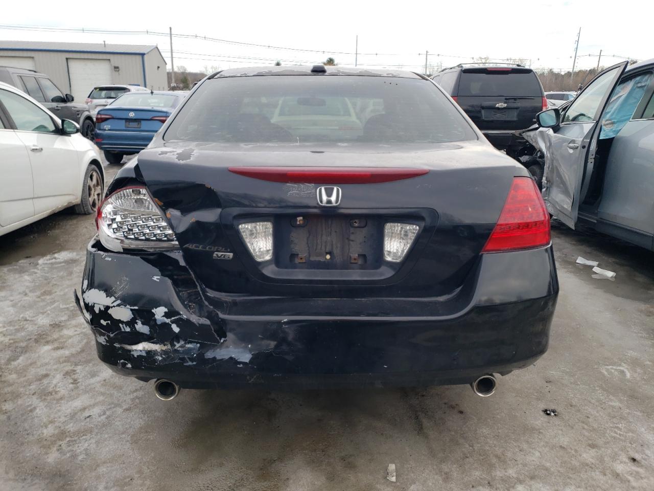2007 Honda Accord VIN 1HGCM66567A008598 Copart auction photo, all over damage thumbnail 6