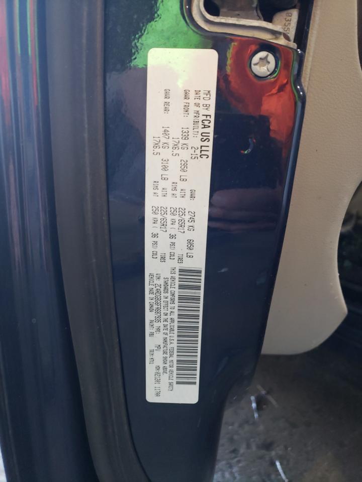 2015 Dodge Caravan VIN 2C4RDGBG6FR687935 Copart auction photo, burn / minor dent/scratches damage thumbnail 13