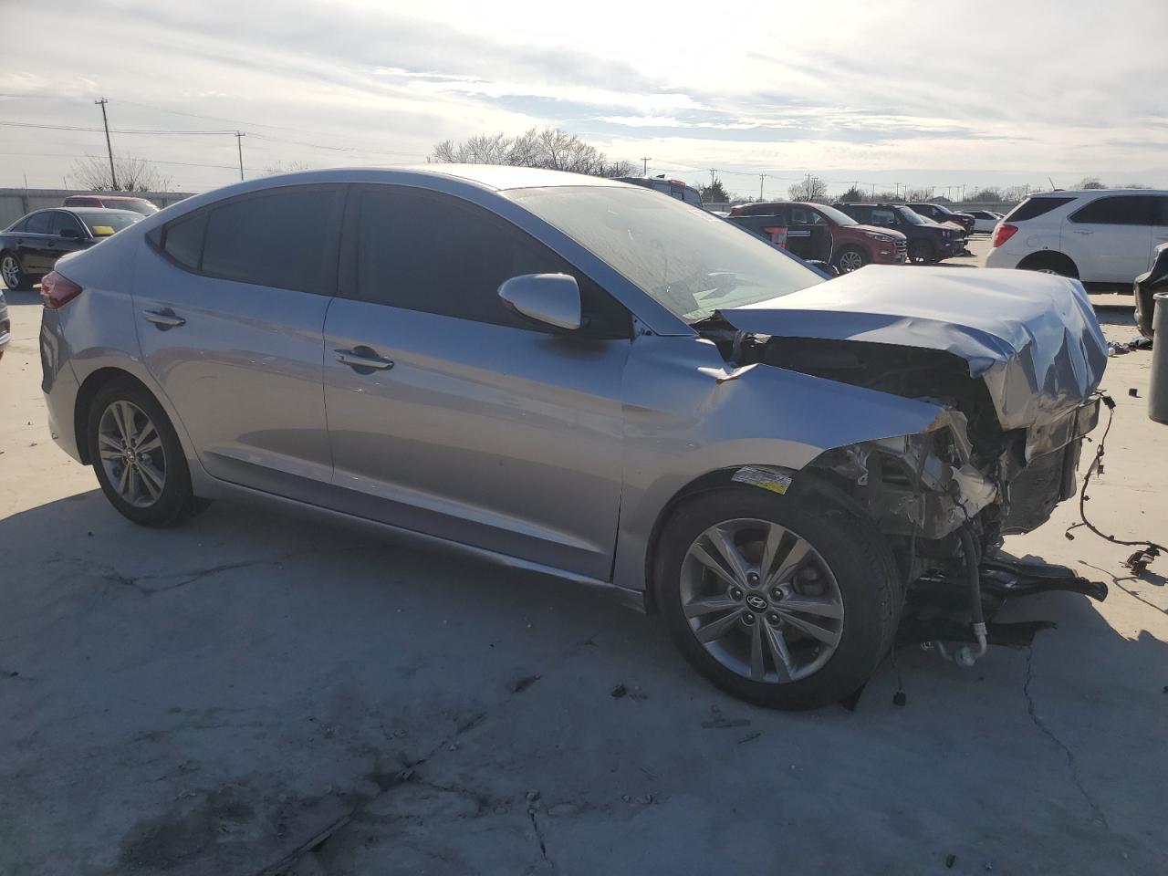 2017 Hyundai Elantra VIN 5NPD84LF7HH099562 Copart auction photo, front end / hail damage thumbnail 4