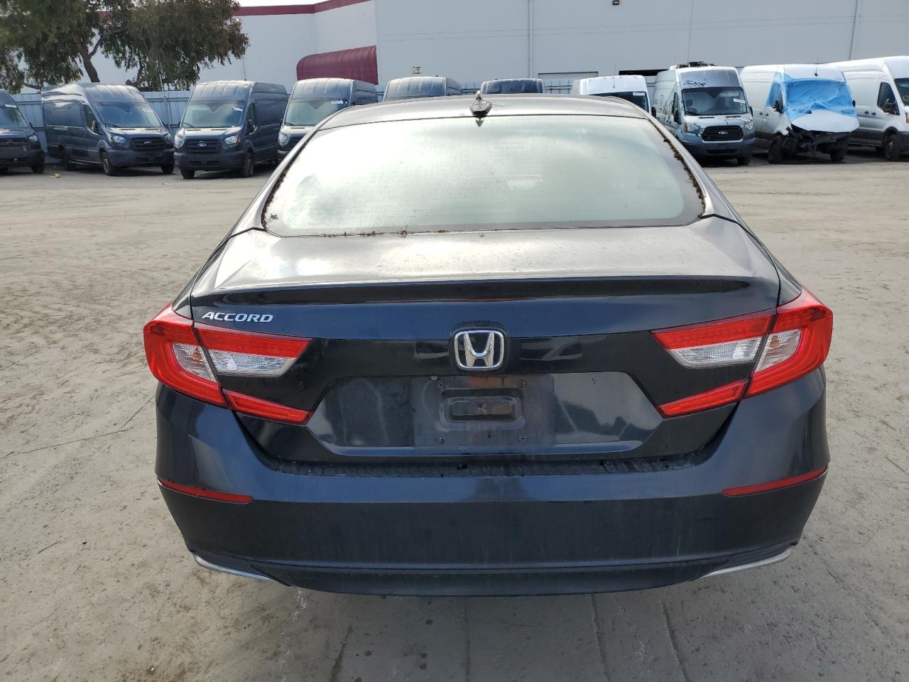 2018 Honda Accord VIN 1HGCV1F17JA043770 Copart auction photo, rear end / side damage thumbnail 6