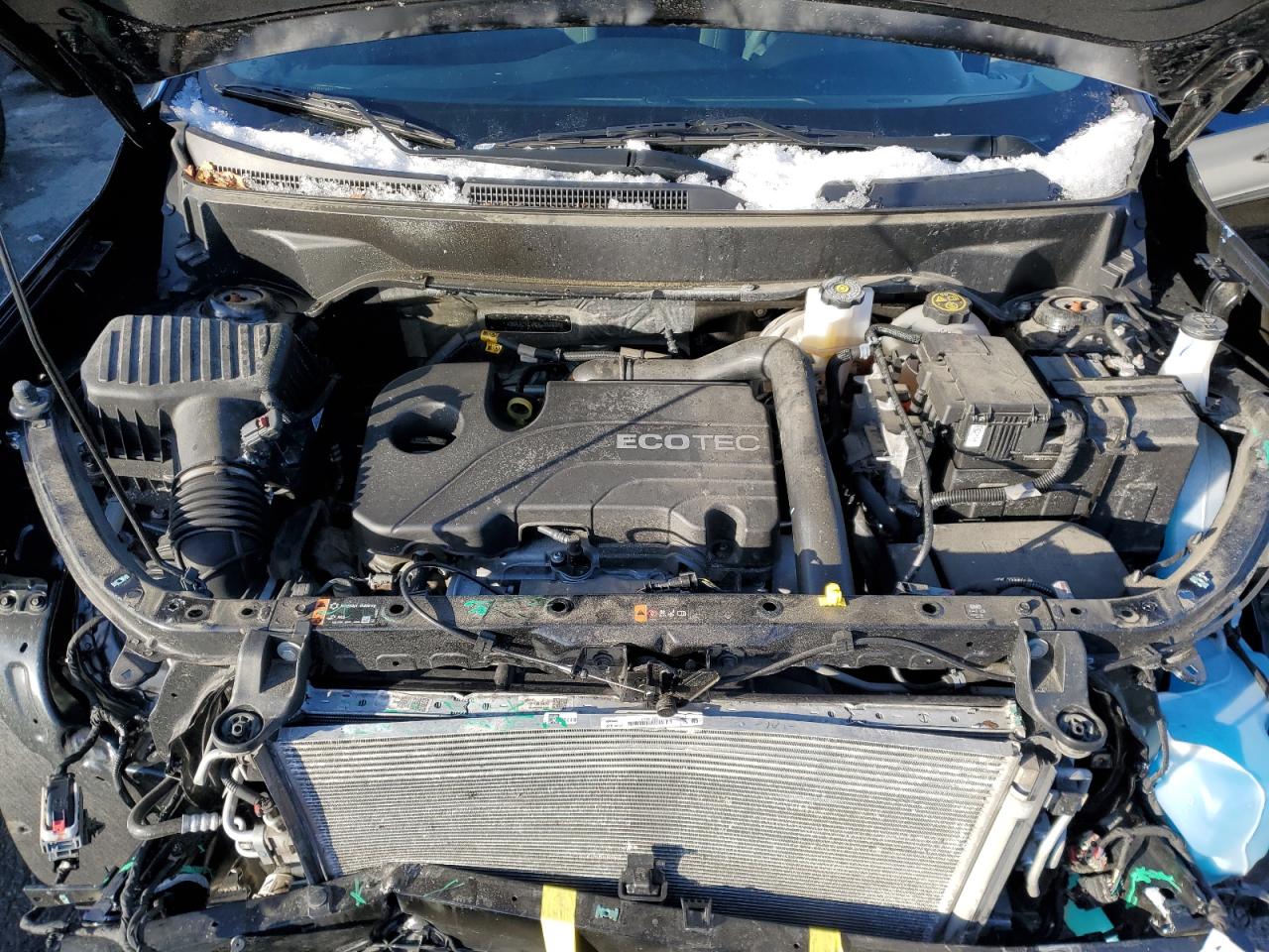 2022 GMC Terrain VIN 3GKALTEV6NL262038 Copart auction photo, front end / side damage thumbnail 12