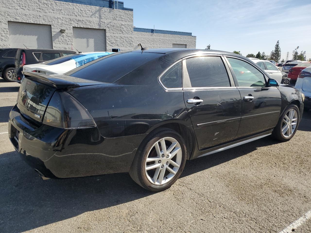2015 Chevrolet Impala VIN 2G1WC5E35F1119573 Copart auction photo, front end / all over damage thumbnail 3