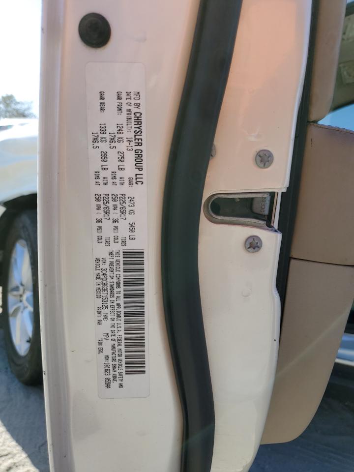 2014 Dodge Journey VIN 3C4PDCBG3ET153125 Copart auction photo, front end / rear end damage thumbnail 15