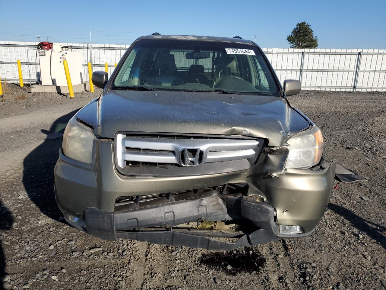 2007 Honda Pilot VIN 5FNYF18697B028794 Copart auction photo, front end damage thumbnail 5