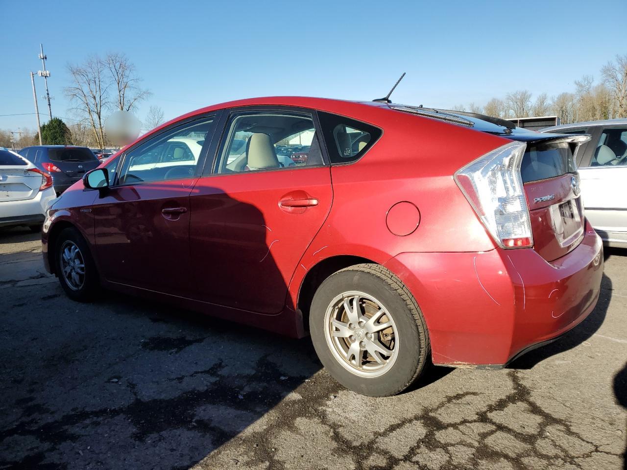 2011 Toyota Prius VIN JTDKN3DU3B1423788 Copart auction photo, all over damage thumbnail 2