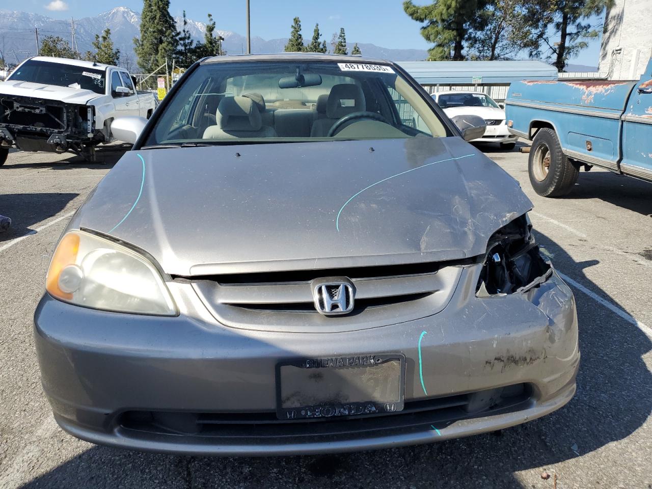 2003 Honda Civic VIN 1HGEM22963L011414 Copart auction photo, front end damage thumbnail 5