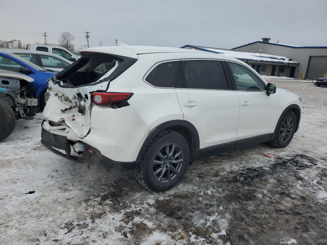 2022 Mazda CX-9 VIN JM3TCBCY4N0605106 Copart auction photo, rear end damage thumbnail 3