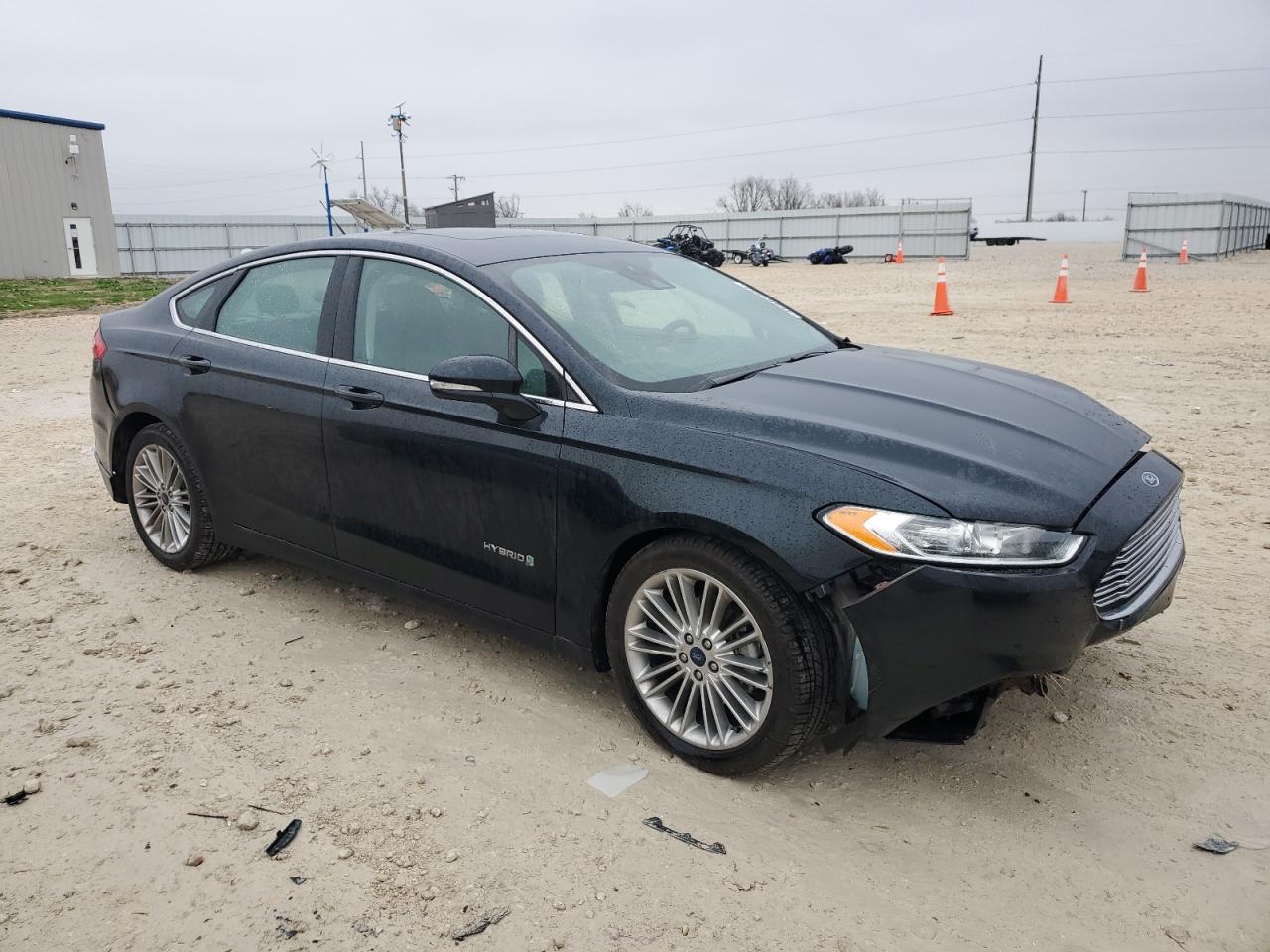 2014 Ford Fusion VIN 3FA6P0LUXER227410 Copart auction photo, undercarriage damage thumbnail 4