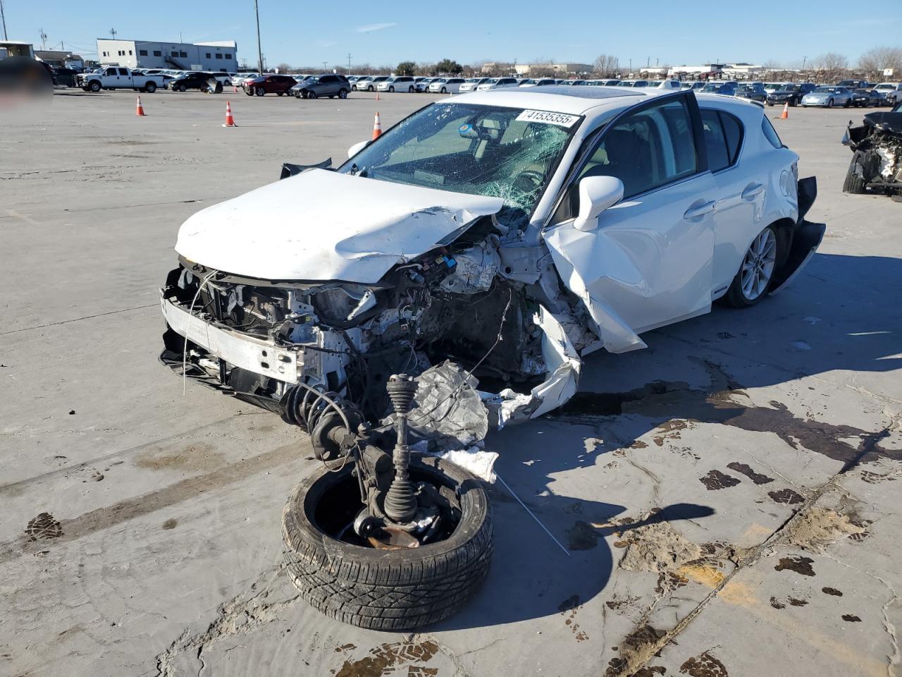 2012 Lexus CT VIN JTHKD5BH1C2081451 - Copart auction photo