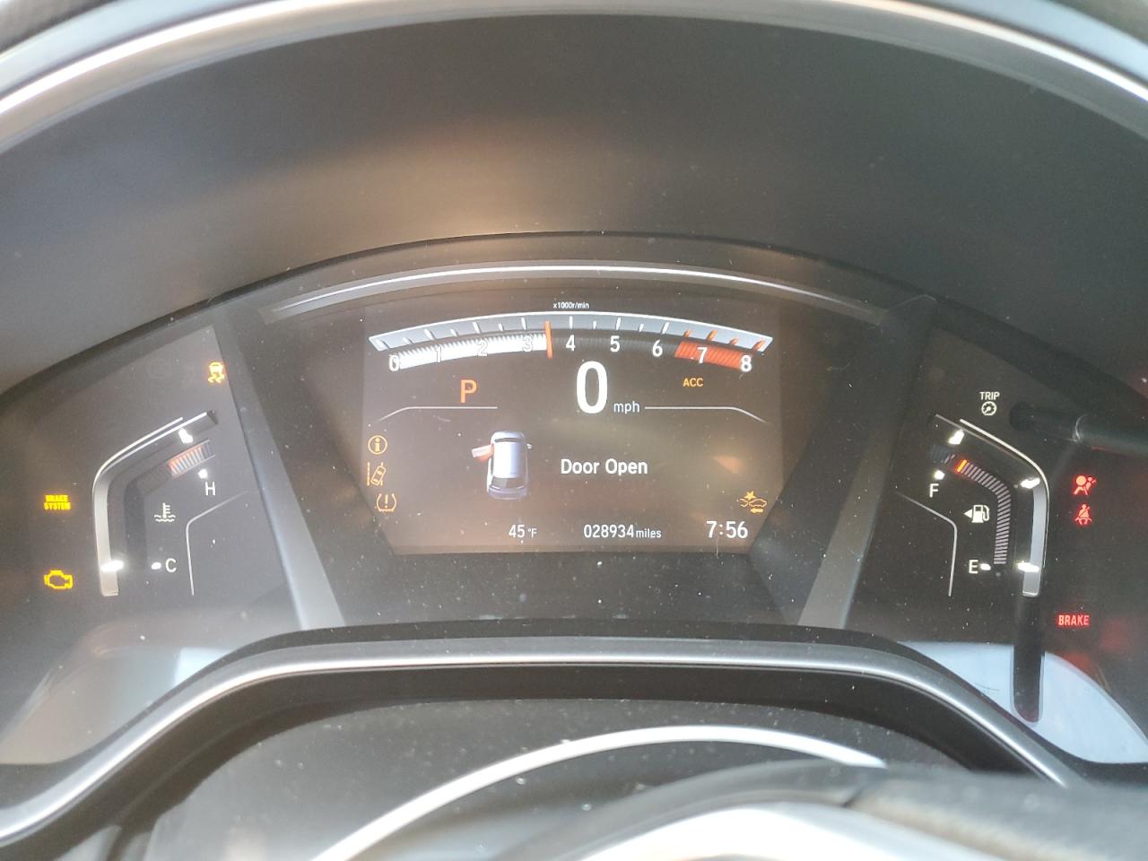 2021 Honda CR-V VIN 2HKRW1H59MH417797 Copart auction photo, front end damage thumbnail 9