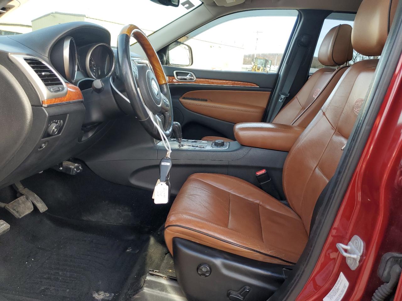 2013 Jeep Grand Cherokee VIN 1C4RJFCT1DC655723 Copart auction photo, front end / side damage thumbnail 7