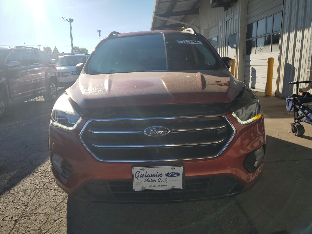 2019 Ford Escape VIN 1FMCU0GDXKUA16496 Copart auction photo, side / front end damage thumbnail 5