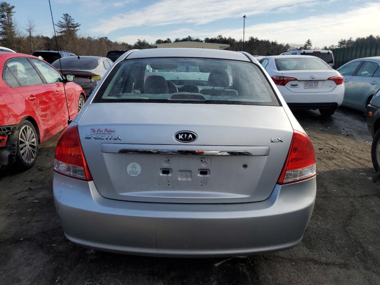 2009 KIA Spectra VIN KNAFE222695663429 Copart auction photo, front end / minor dent/scratches damage thumbnail 6