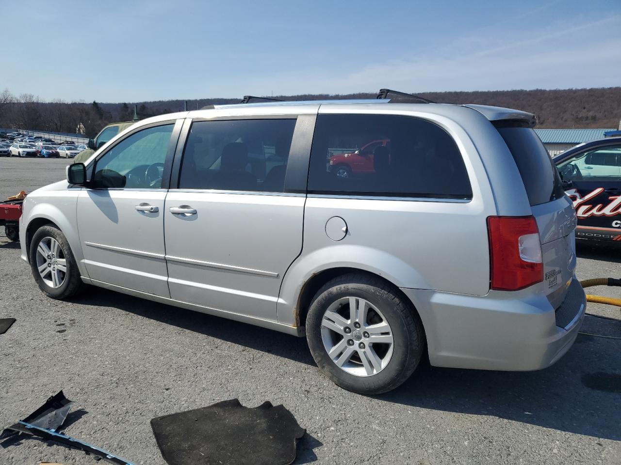 2011 Dodge Caravan VIN 2D4RN5DG2BR606361 Copart auction photo, side damage thumbnail 2