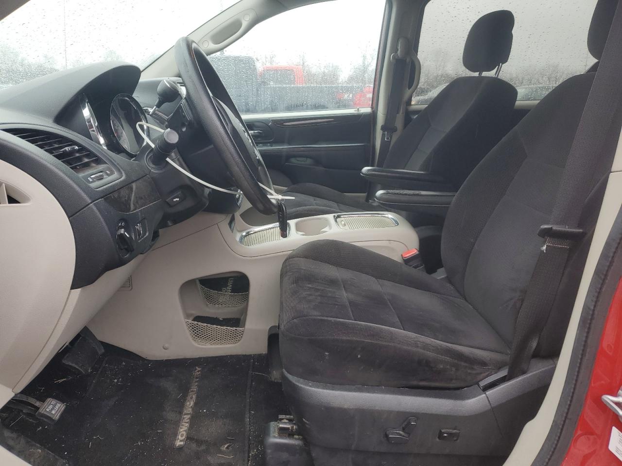 2014 Dodge Caravan VIN 2C4RDGCG9ER181870 Copart auction photo, side / front end damage thumbnail 7