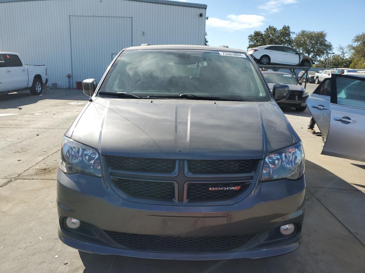 2018 Dodge Caravan VIN 2C4RDGEG5JR344344 Copart auction photo, rear end / side damage thumbnail 5